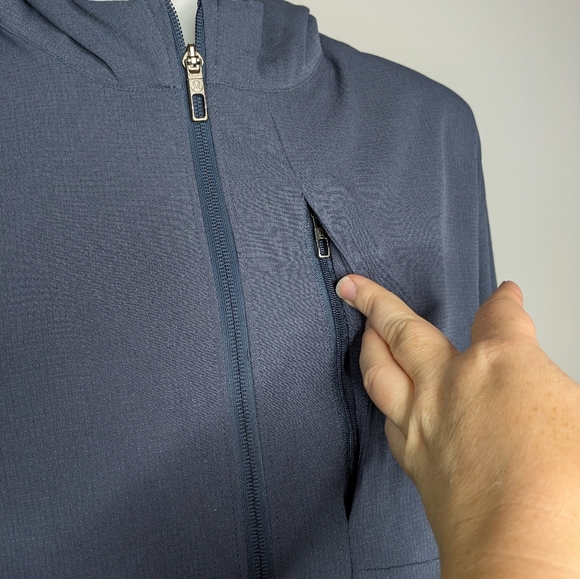 Lululemon Airing Easy Mach Blue Zip Up Hoodie Jacket XXL - Picture 4 of 11